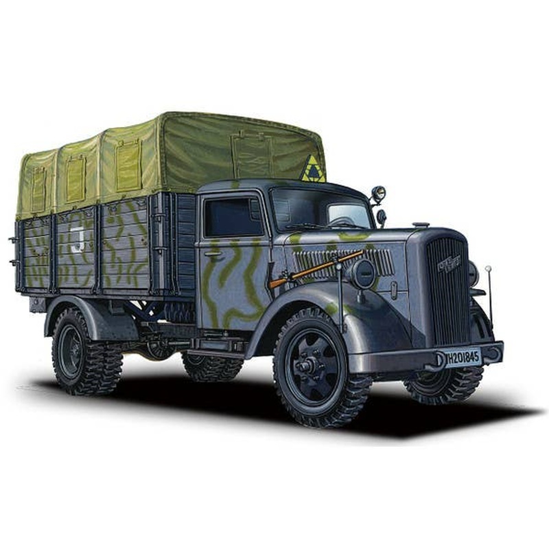 1/72 German Military Truck w/Camouflage Decal