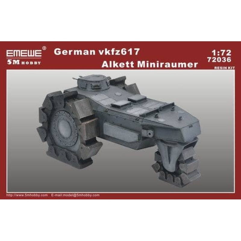 1/72 German vkfz617 Alkett Miniraumer