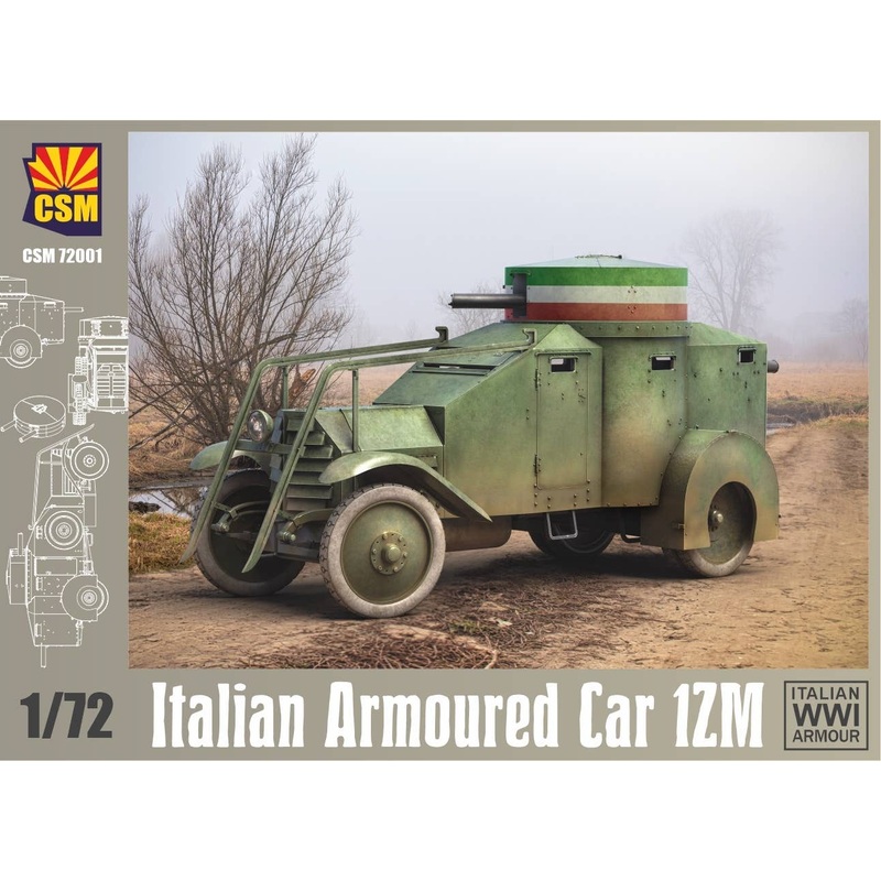 1/72 Italian Armoured Car 1ZM