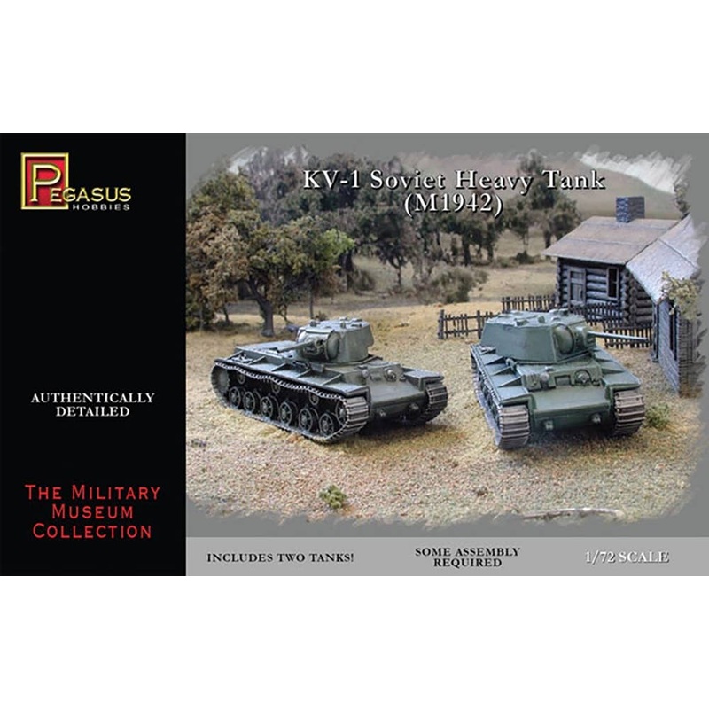 1/72 KV-1 Soviet Heavy Tank (1942 version, 2 kit set)