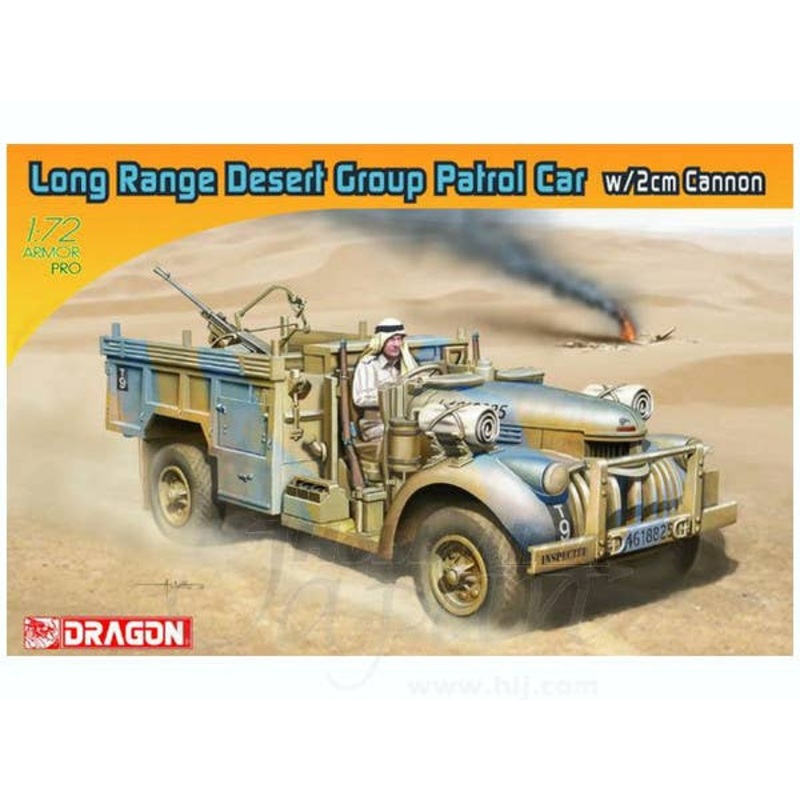 1/72 Long Range Desert Group Patrol Car w/2cm Gun