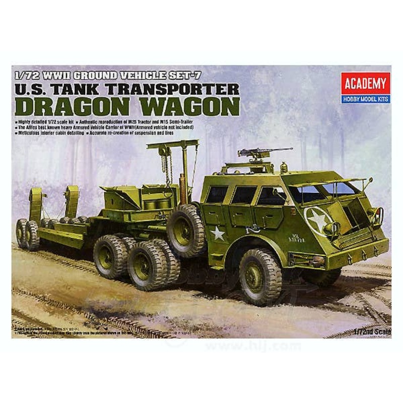 1/72 M26 Dragon Wagon WWII Tank Transporter