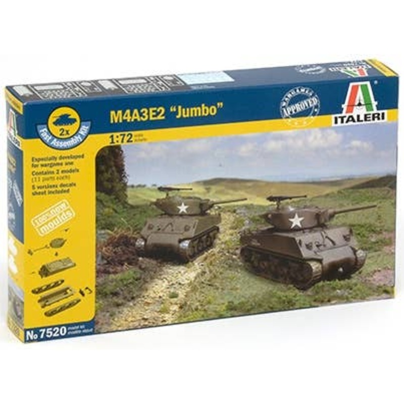1/72 M4A3E2 Jumbo (2 Kits)