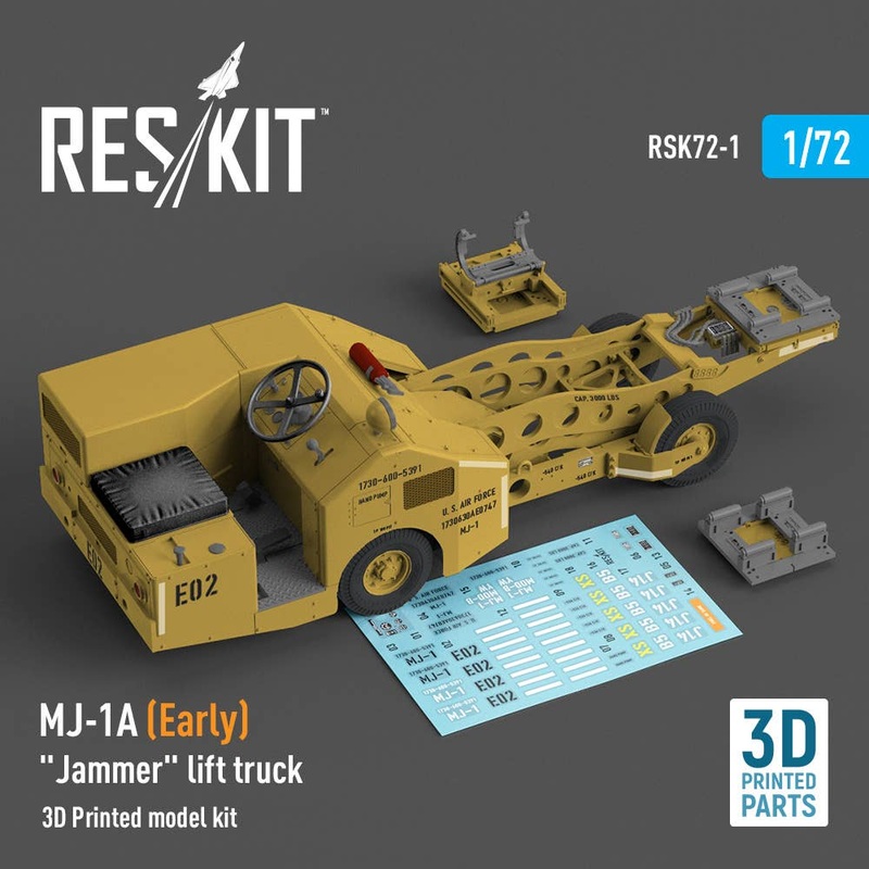 1/72 MJ-1A (Early) Jammer lift truck (3D Printed model kit)