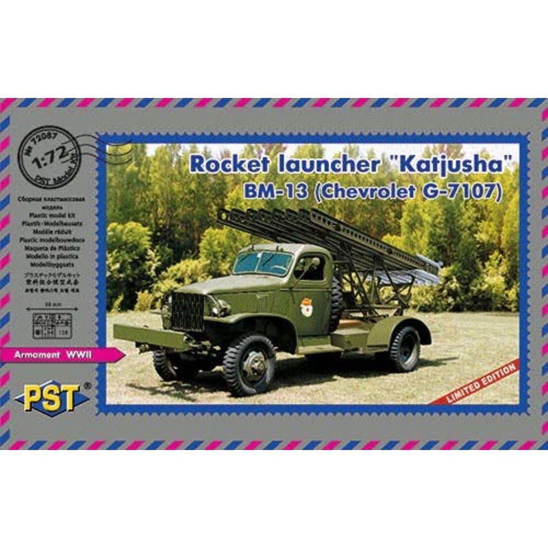 1/72 Rocket Launcher Katjusha BM-13 Base Model Chevrolet G-7107