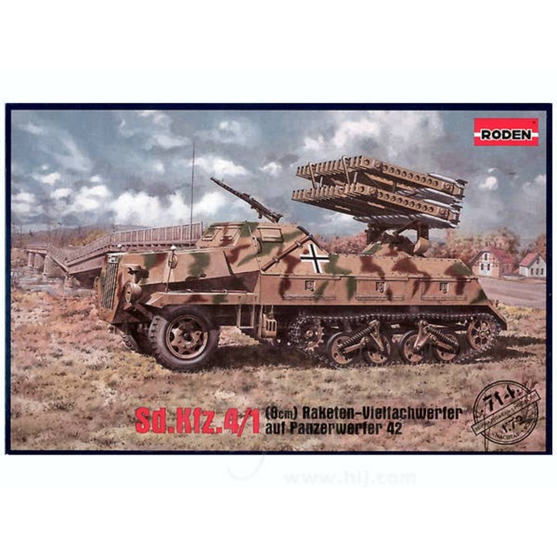 1/72 Sd.Kfz.4/1 8cm Raketen-Vielfachwerfer auf Panzerwerfer 42