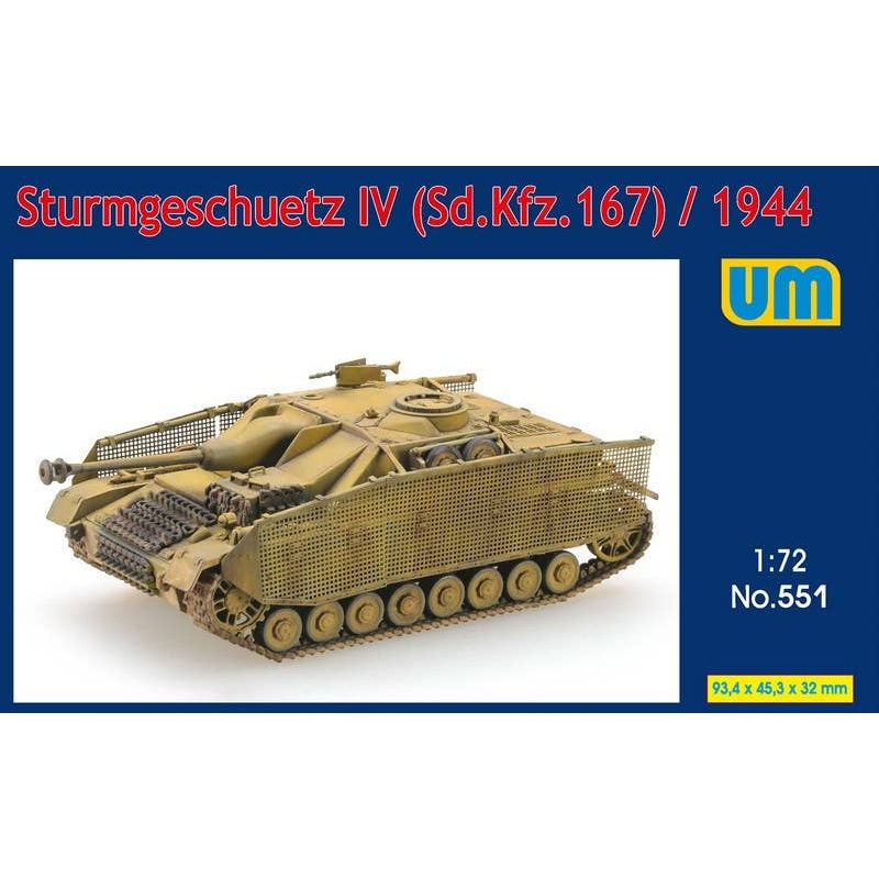 1/72 Sturmgeschutz IV (Sd.Kfz.167)/1944