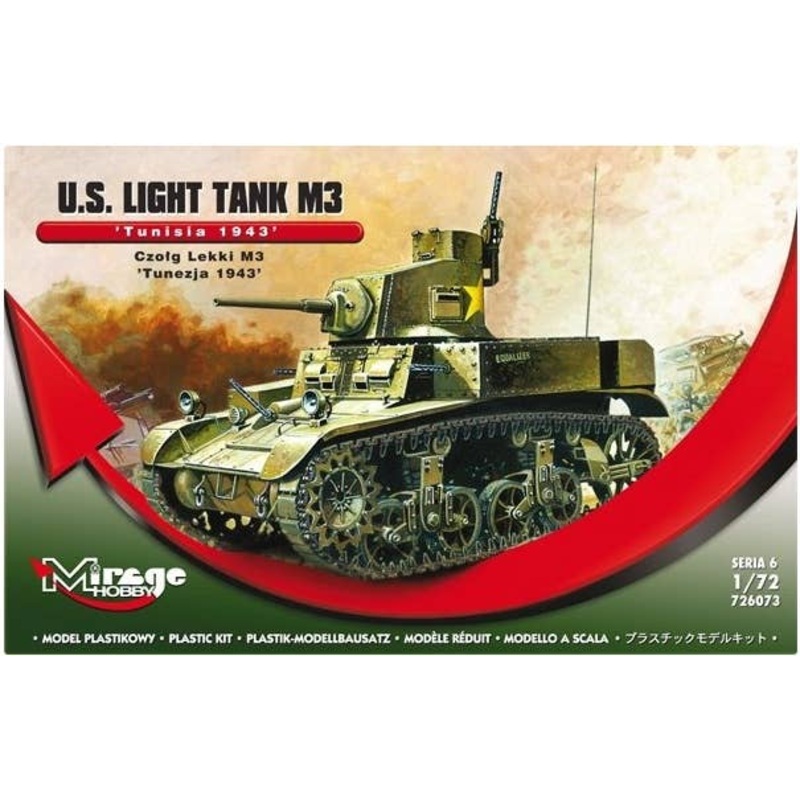 1/72 U.S. Light Tank M3 "Tunisia 1943"