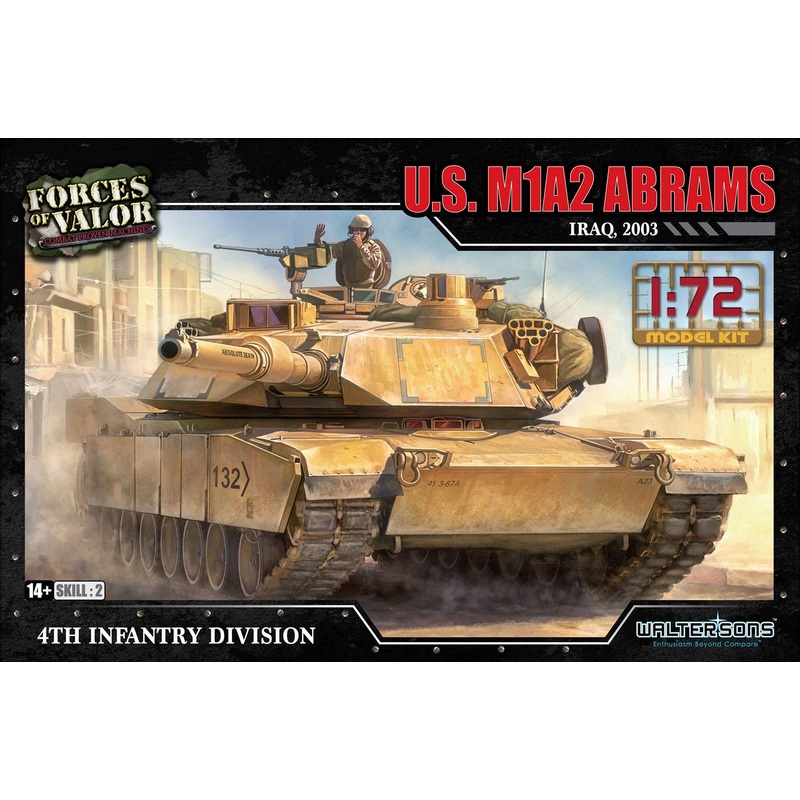 1/72 US Army M1A2 Abrams 4th Infantry Division 2003 Iraq Samawah