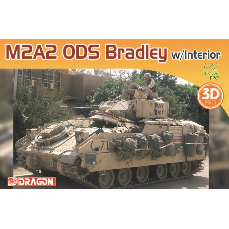 1/72 US Army M2A2 Bradley ODS Interior 3D Printed Parts Included
