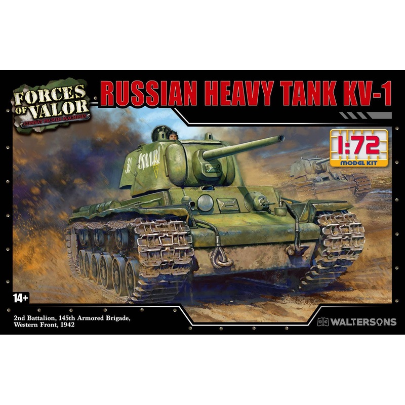 1/72 WW.II Russian Heavy Tank KV-1 1942 type Cast turret 1942 Western Front