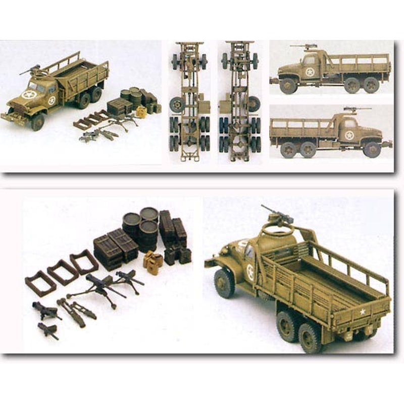 1/72 WWII US 6 x 6 Cargo Truck & Accessory