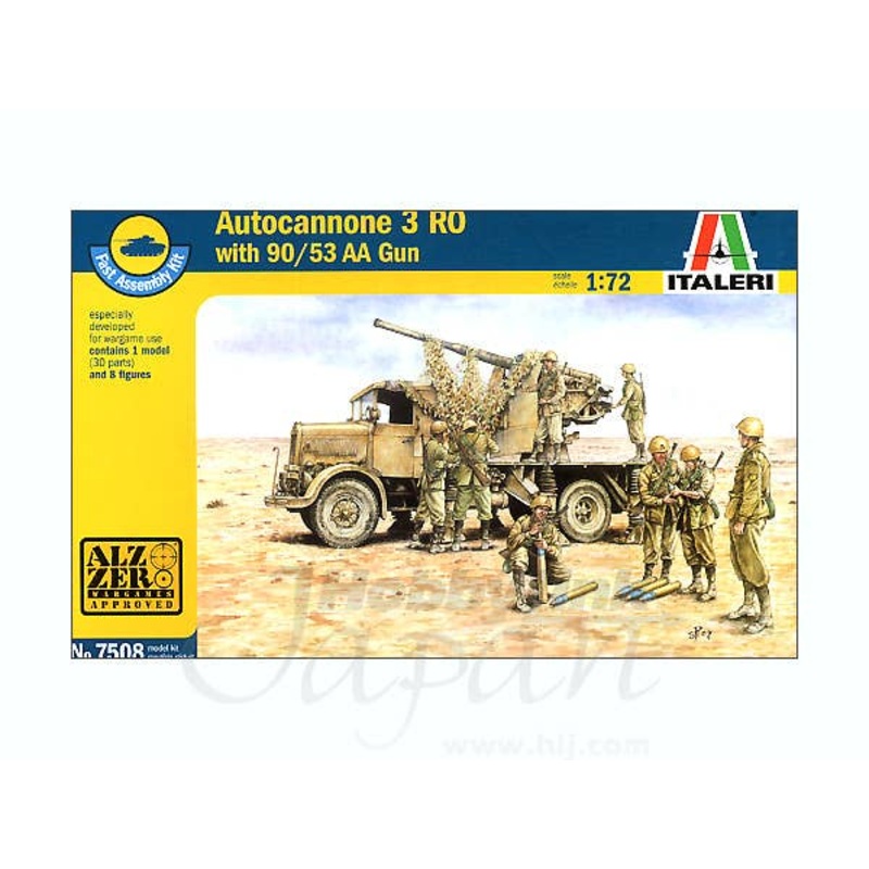 1/72 Autocannone 3 RO with 90/53 AA Gun