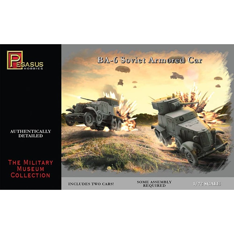 1/72 BA-6 Soviet Armored Car (2 kit Set)