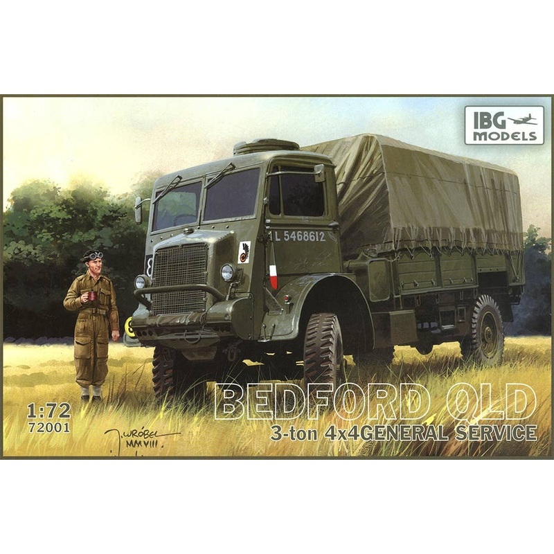 1/72 Bedford QLD 3-ton 4x4 General Service