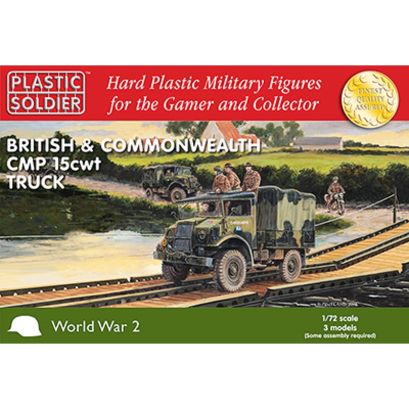 1/72 British and Commonwealth CMP 15cwt Truck