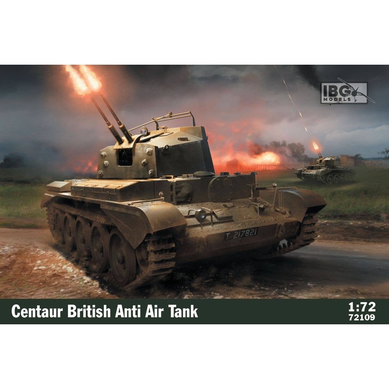 1/72 British Centaur Anti-Aircraft Tank Paul Sten 20mm Twin-Mounted