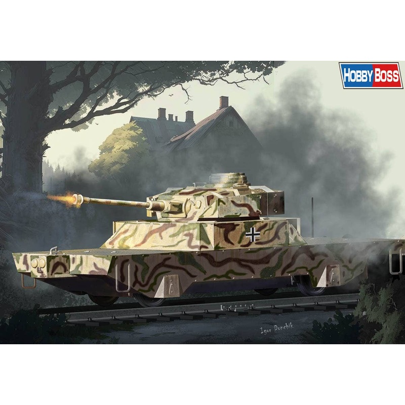 1/72 German Armored Train Formation BP-44/Gun Car Type Ii