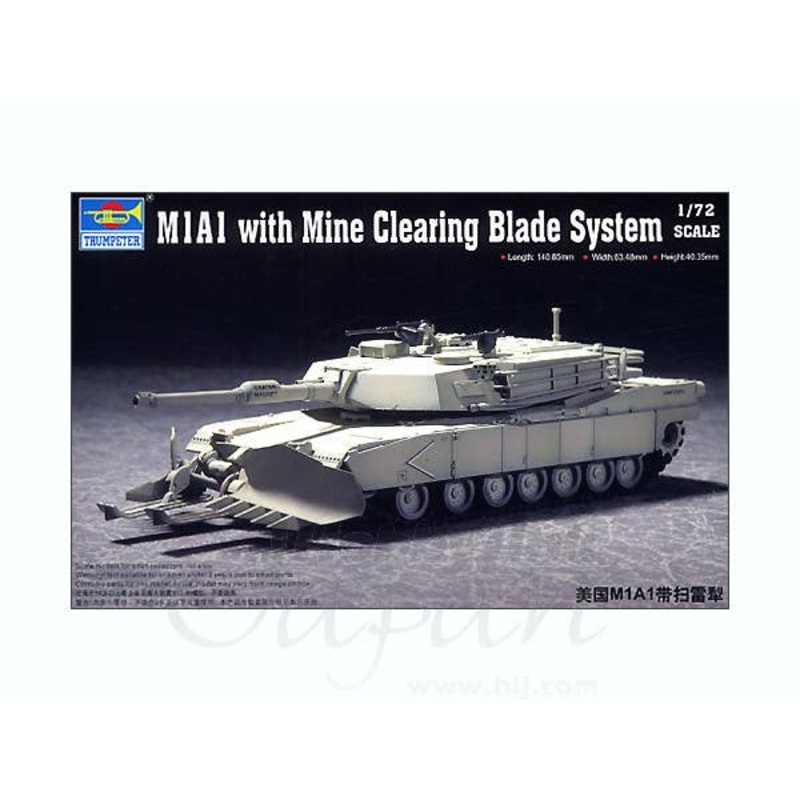 1/72 M1A1 with Mine Clearing Blade System