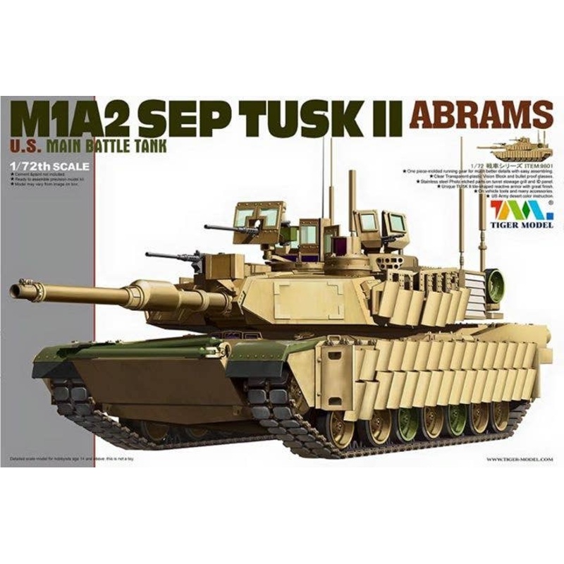 1/72 M1A2 AbramsTUSK II U.S. Main Battle Tank