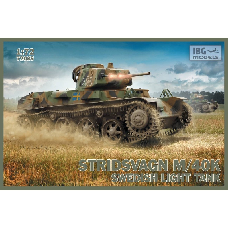 1/72 Stridsvagn m/40K Swedish Light Tank