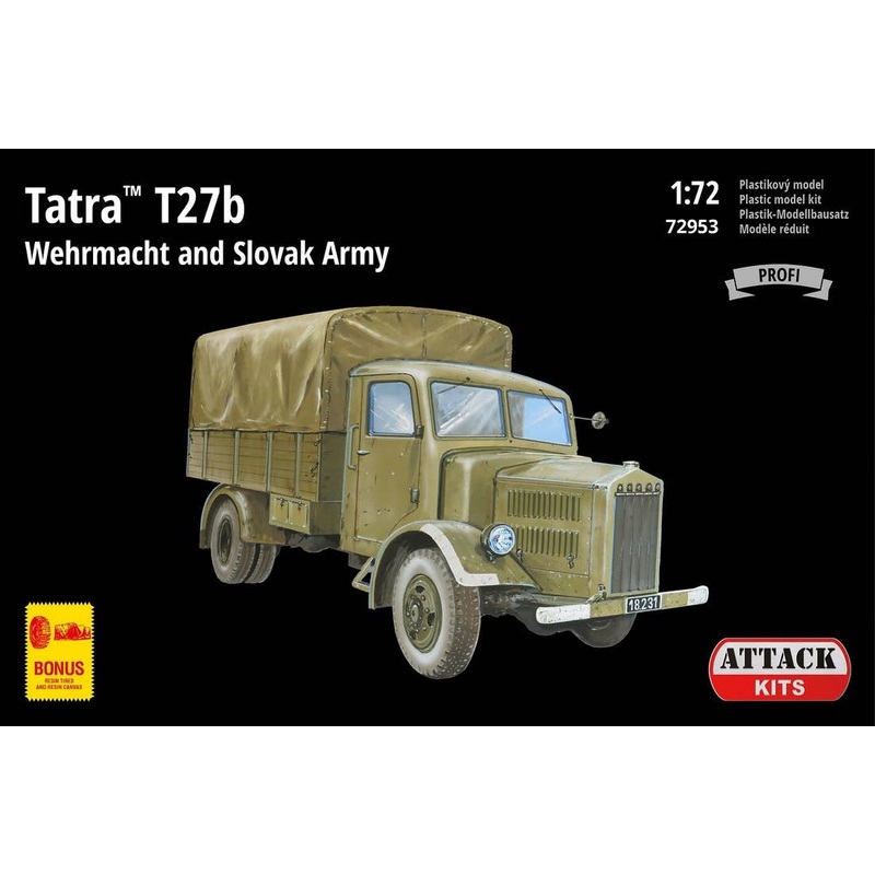 1/72 Tatra T27b Wehrmacht & Slovak Army