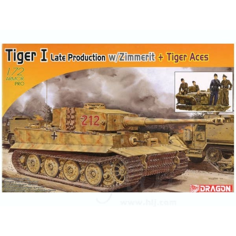 1/72 Tiger I Late Production w/Zimmert + Tiger Aces