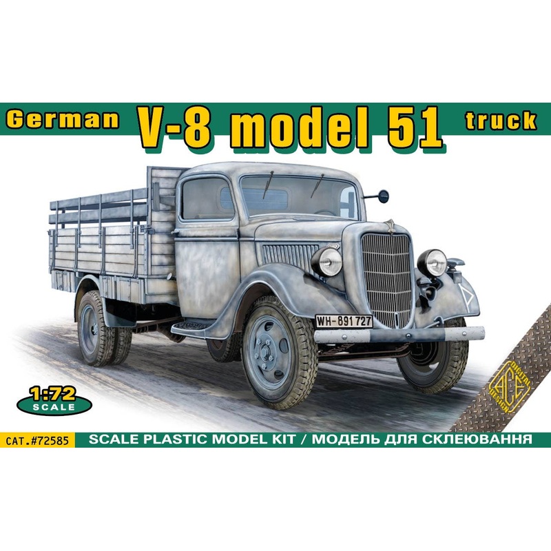 1/72 V-8 Model 51 German Truck