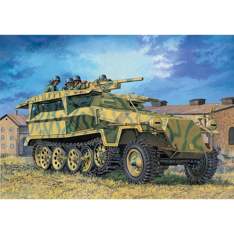 1/72 WW.II German Sd.Kfz.251 Ausf.C w/3.7cm PaK36 (2 in1)
