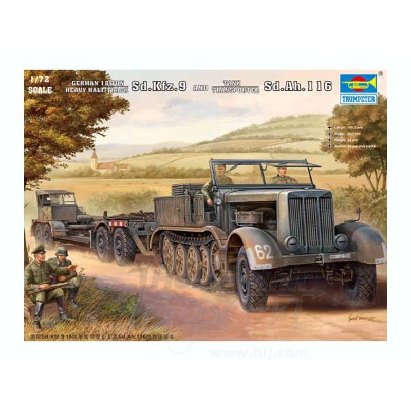 1/72 18t Half Track "Famo" & Sd.Ah.116 Trailer