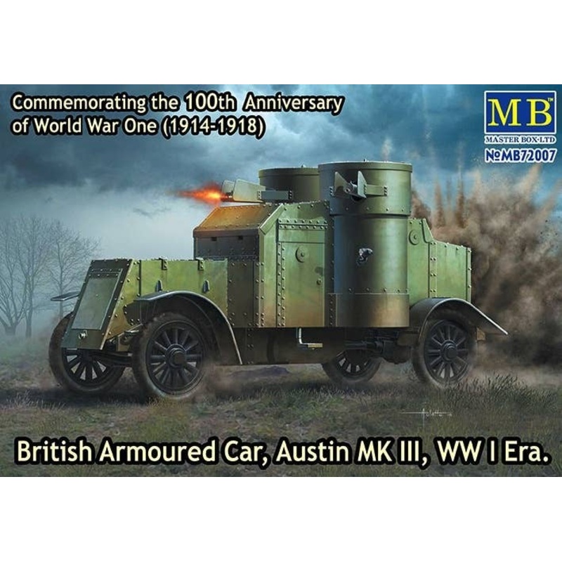 1/72 British Armoured Car Austin Mk.III WWI Era