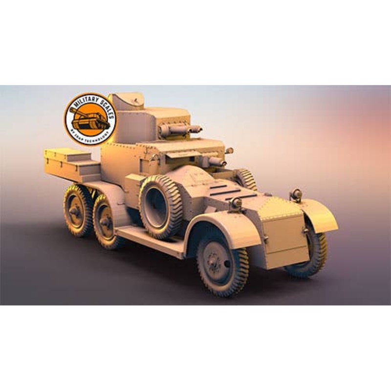 1/72 British Lanchester 6 wheel Armored Car