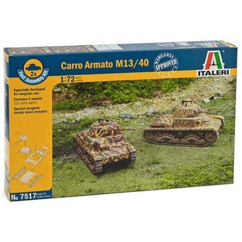 1/72 Carro Armato M13/40 (2 Kits)