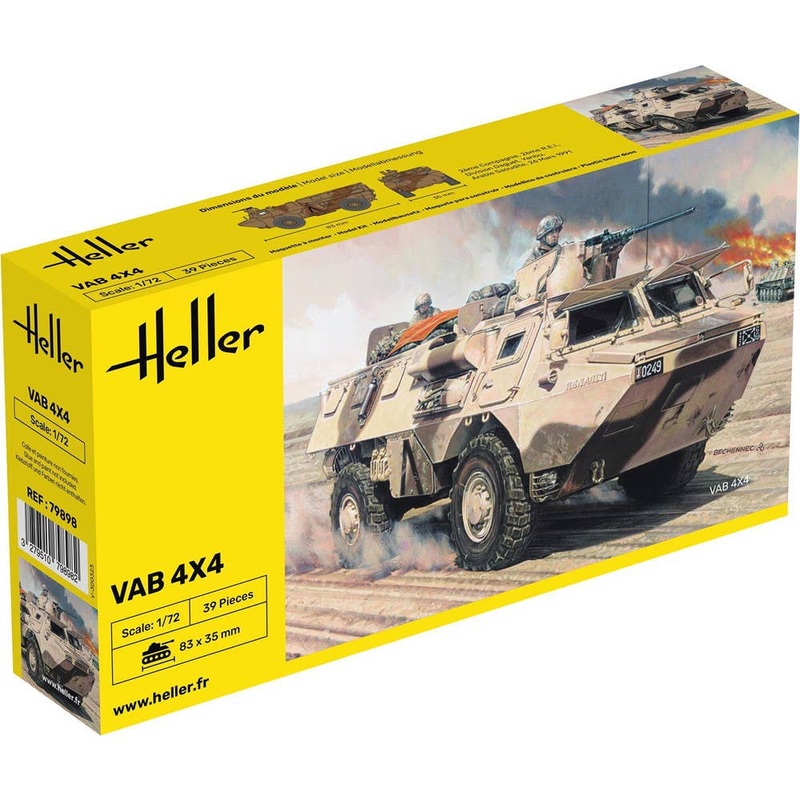 1/72 French Army VAB 4 x 4 Armored Commissar Transport Vehicle