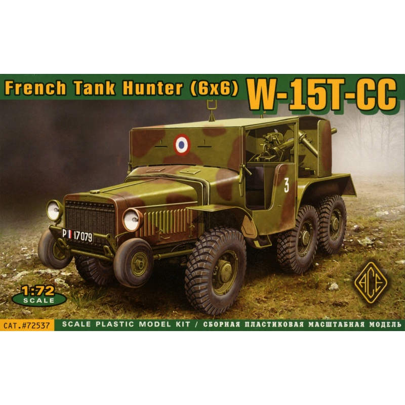 1/72 French Tank Hunter (6x6) W-15T-CC