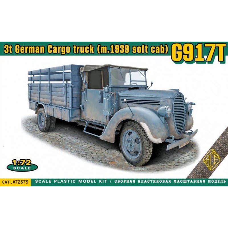 1/72 G917T 3t German Cargo Truck (m.1939 Soft Cab)