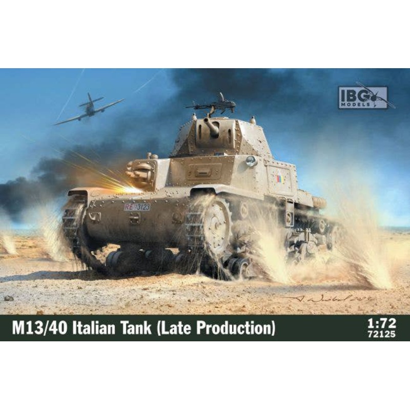 1/72 Italian M13/40 Carlo Armato Tank III Series (Final Production Type)