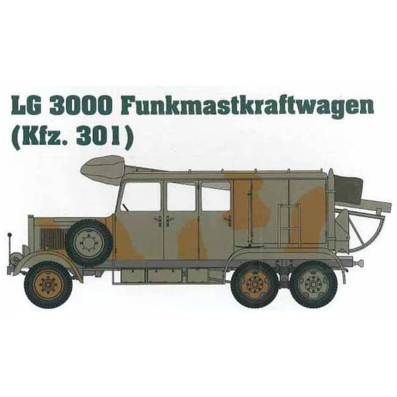 1/72 LG3000 Funkmastkraftwagen (Kfz.301)