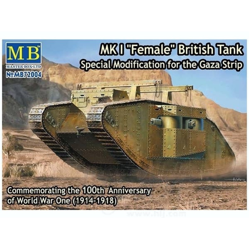 1/72 MK.I "Female" British Tank Special Modification For The Gaza Strip
