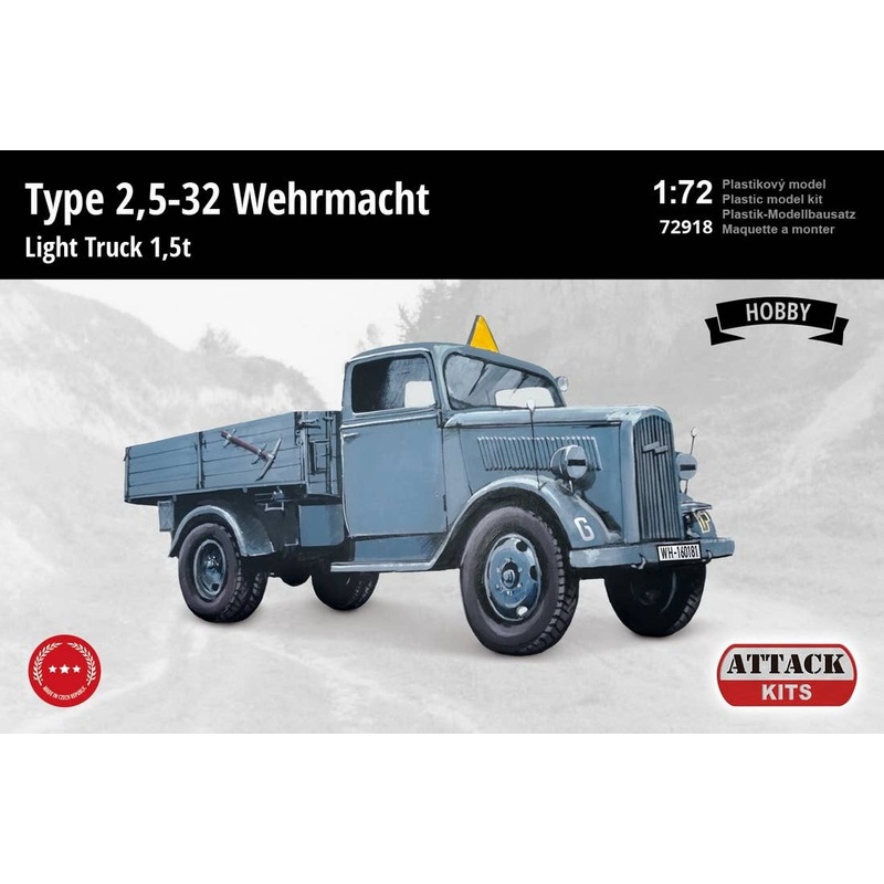 1/72 Opel Blitz (Type 2,5-32) Wehrmacht 1,5t Light Truck