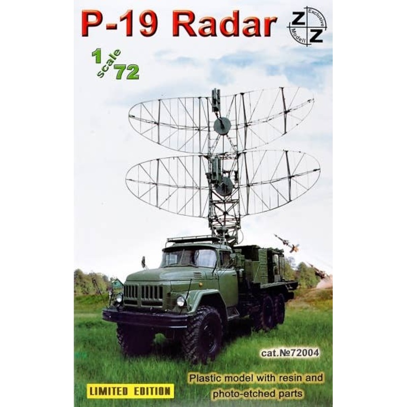 1/72 P-19 Soviet Radar Vehicle (Plastic Model with Resin and Photo-Etched Parts)