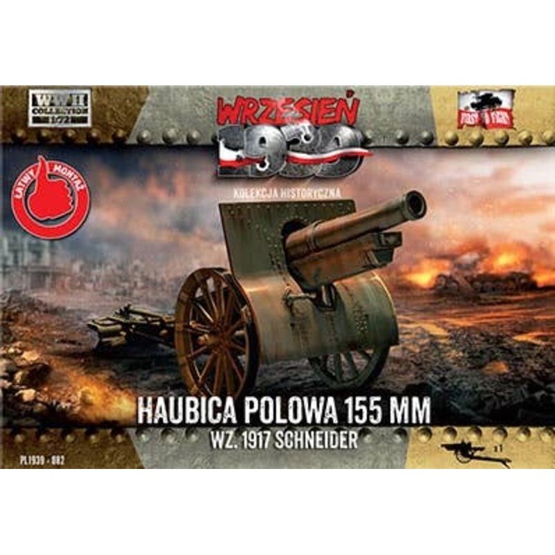 1/72 Po 155mm Schneider Heavy Cannon wz 1917