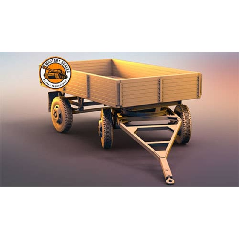 1/72 Poland STAR20 four Wheel Trailer