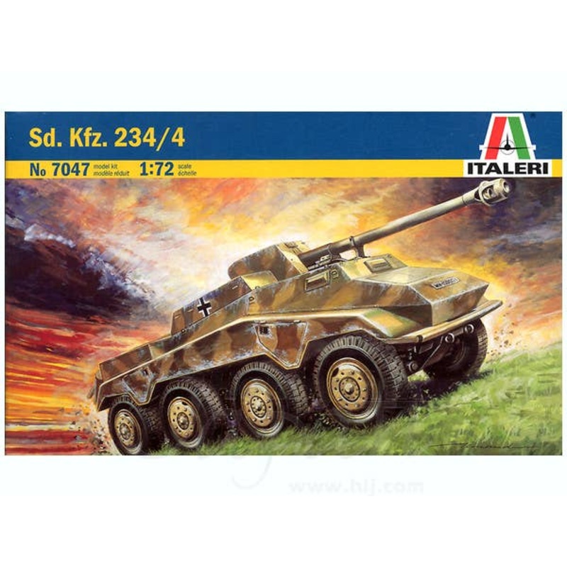 1/72 Sd.Kfz. 234/4 w/PaK 40 75mm