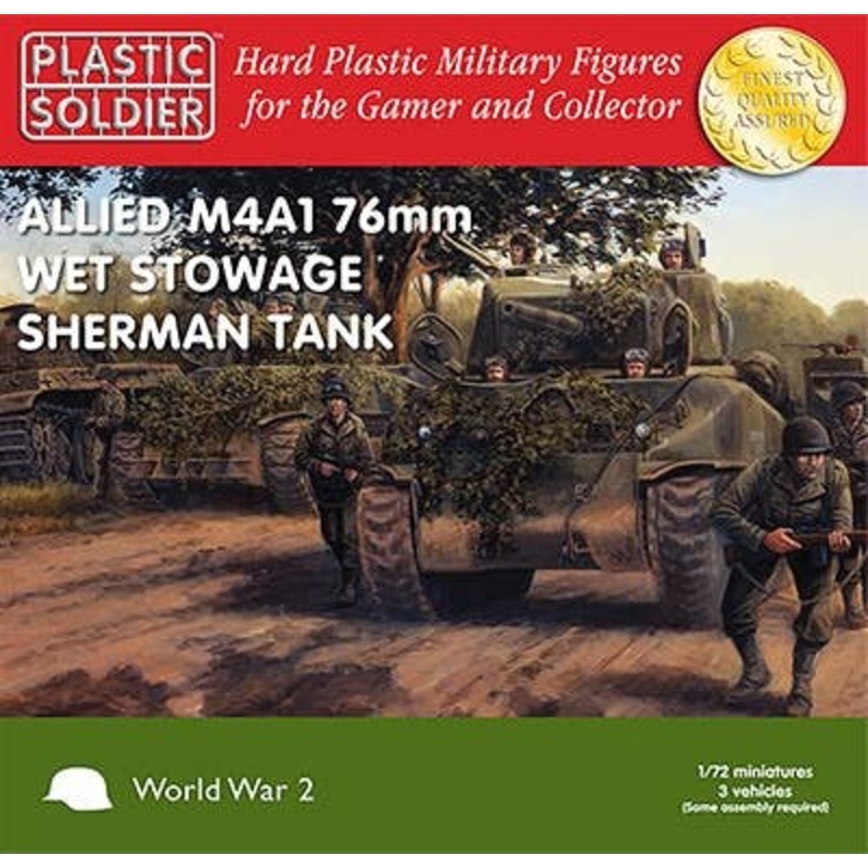 1/72 Sherman M4A1 76mm Wet Tank