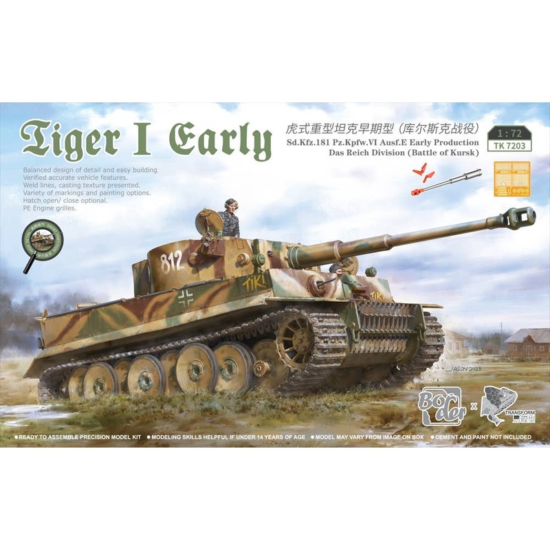 1/72 Tiger I Early Production Das Reich 1943 Kursk