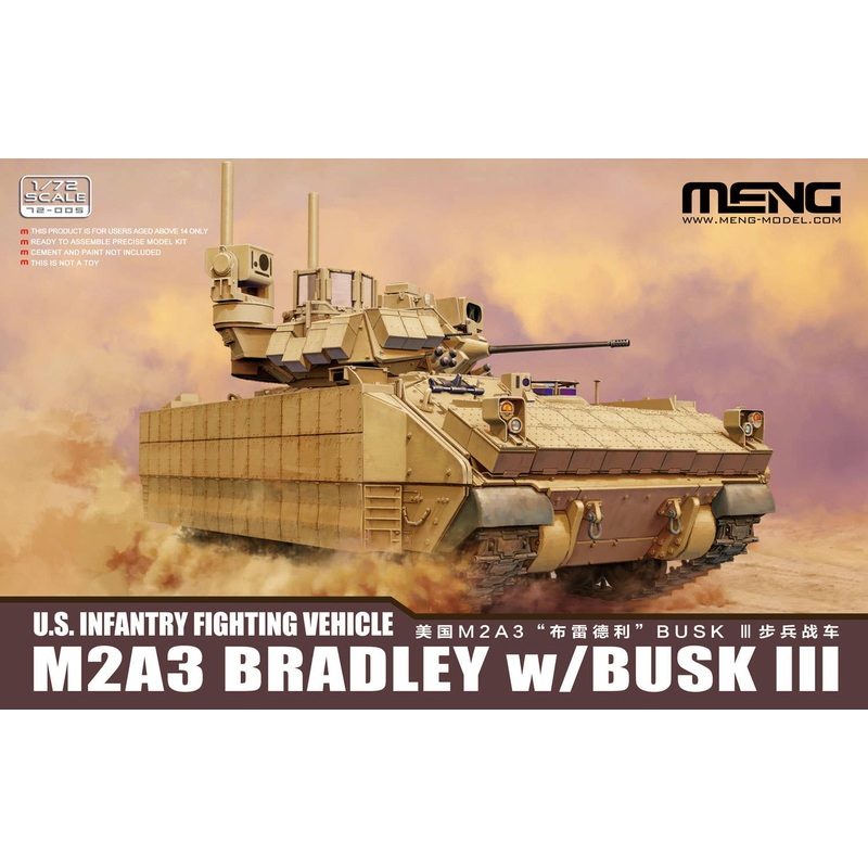 1/72 US Army M2A3 Bradley Infantry Fighting Vehicle w/ BUSK III