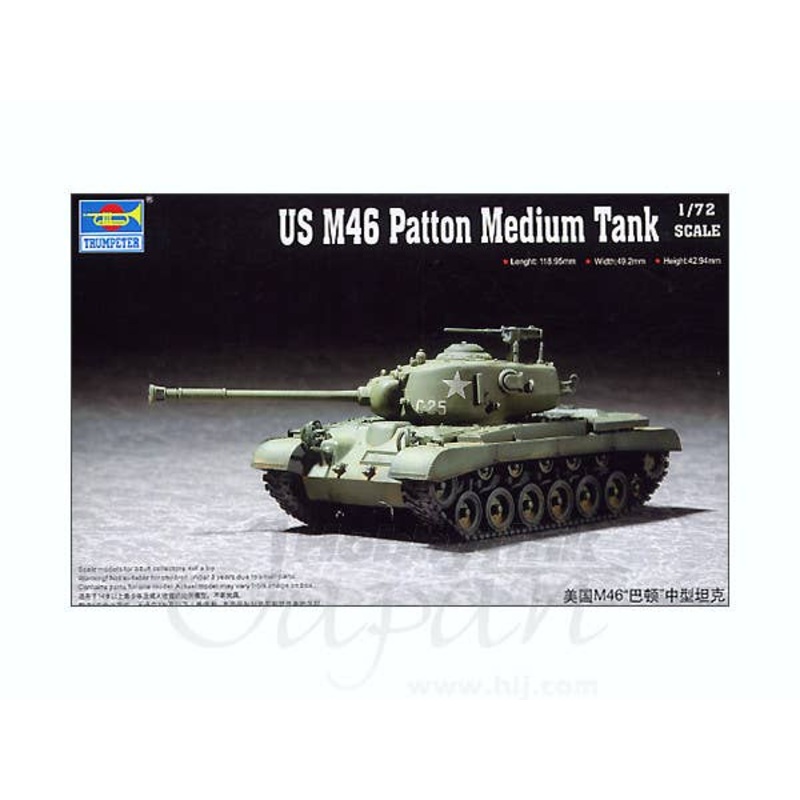 1/72 US M46 Patton Medium Tank