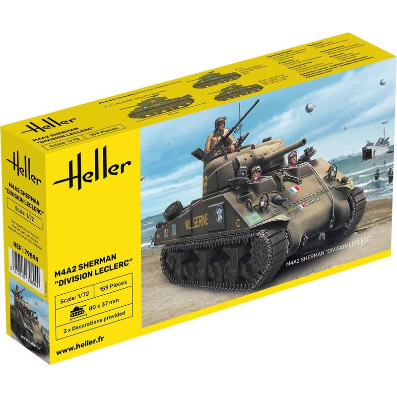 1/72 WW.II Free French Army Leclerc Division M4A2 Sherman