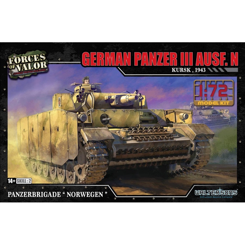 1/72 WW.II German Army Panzer III N type August 1943 Kursk